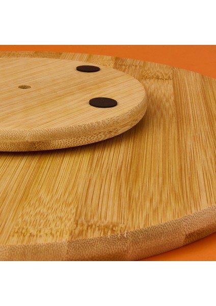Bambu Döner Sunumluk - Açık Kahverengi - 31 cm modelleri