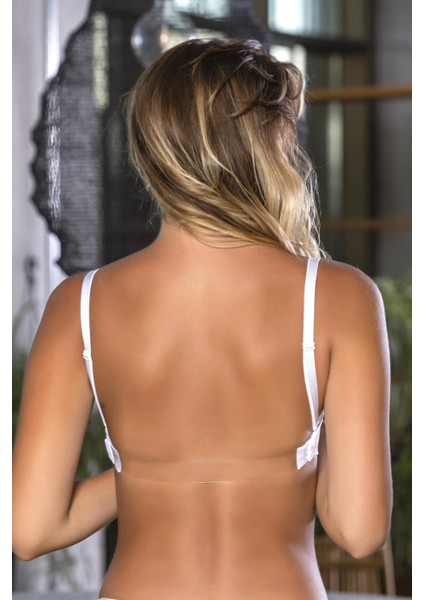 Günlük Kullanıma Uygun Aparatlı Sütyen Beyaz (MGP1480) fiyatları