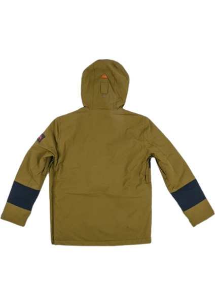 Side Hit Block Youth Jk Erkek Çocuk Yeşil Snowboard Ceketi fiyatları