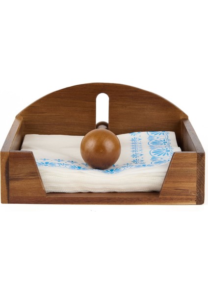 Akasya Peçetelik - Kahverengi - 28,8x8,8 cm fiyatları