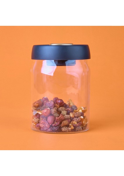 Frasco Vakumlu Saklama Kavanozu - Şeffaf / Siyah - 900 ml modelleri