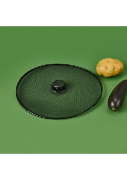 Merak Yağ Sıçratmaz - Siyah - 29 cm