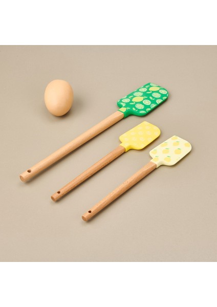 Silikon 3'lü Spatula Seti - Renkli fiyatları