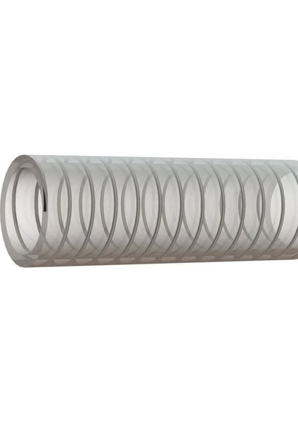 Sertsan 25 mm Şeffaf Çelik Telli Emiş Hortumu 5 Metre