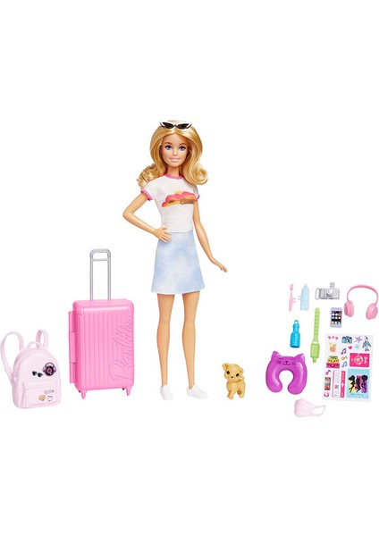Oyuncak Barbie Seyahatte Bebek ve Aksesuarları HJY18 fiyatları
