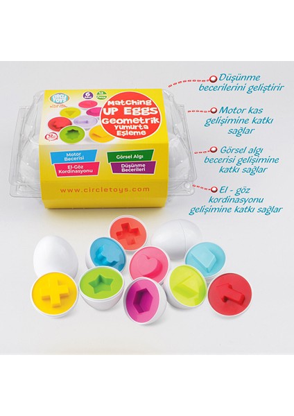 6'lı Geometrik Yumurta Eşleme Oyunu fiyatları