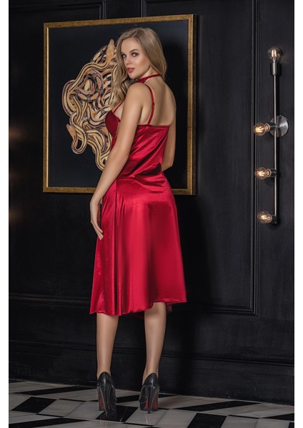 Straplez Gecelik Elbise Bordo (MGP31642) fiyatları