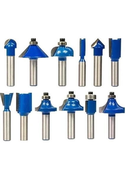 Bfs Topshop 03039 8 mm 12 Parça Ahşap Freze Uç Seti modelleri