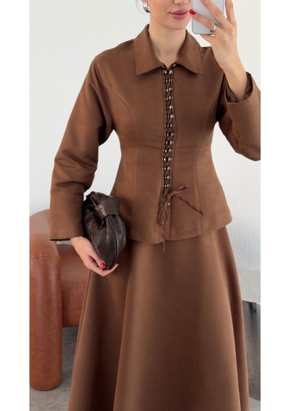 Kancalı Süet Takım