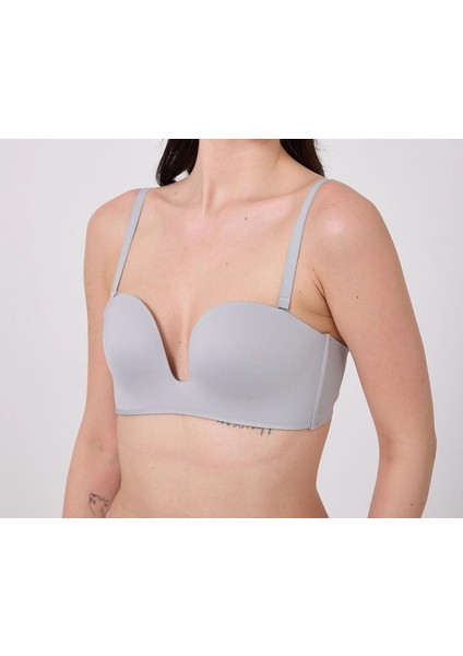 Freshness MSF05 Destekli V Dekolte Lazer Kesim Sütyen