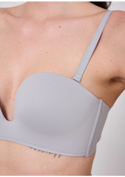 Freshness MSF05 Destekli V Dekolte Lazer Kesim Sütyen