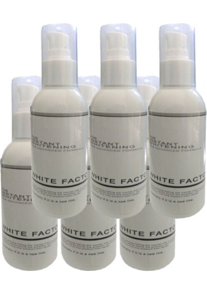 White Factor 5X120 ml Cilt Renk Açıcı Bakım Kremi