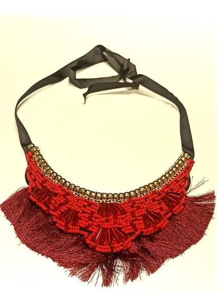 Lüks Tasarım Taşlı Geleneksel Boyun Sarkaçlı Kolye fiyatları