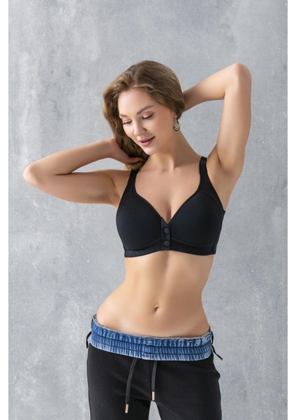 Çıtçıtlı Toparlayıcı Minimizer Sütyen Siyah (MGP11991) fiyatları