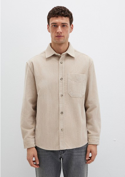 Bej Kadife Gömlek 0211749-70039 modelleri