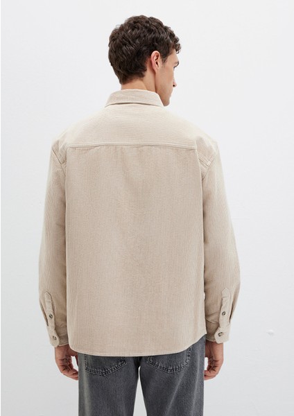 Bej Kadife Gömlek 0211749-70039 fırsatları