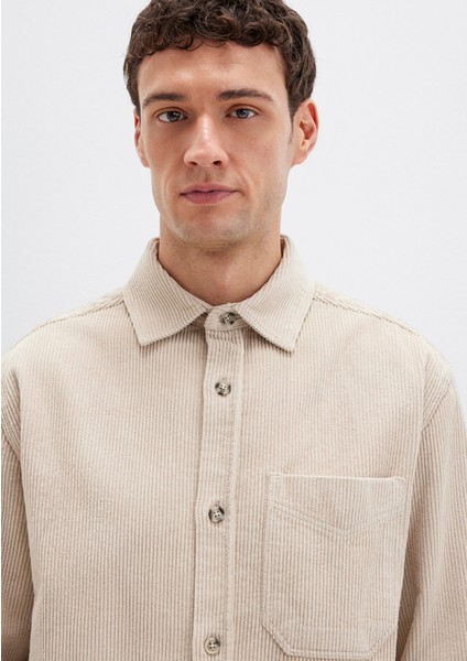 Bej Kadife Gömlek 0211749-70039 indirimleri