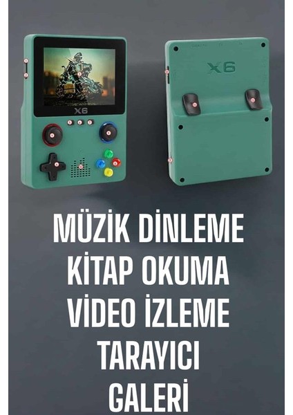 3.5 Inç Ekran 1000 Oyunlu Oyun Konsolu El Atarisi Miüzik Dinleme ve Kitap Okuma modelleri