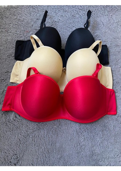 Kadın Toparlayıcı Balenli Desteksiz Straplez 3 Lü Sütyen fiyatları