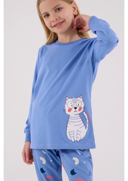 Rolypoly 3697-G Kız Çocuk Uzun Kol Pijama Takım