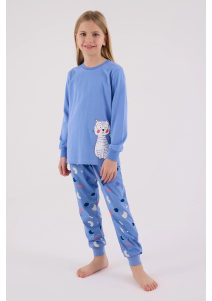 Rolypoly 3697-G Kız Çocuk Uzun Kol Pijama Takım fırsatları