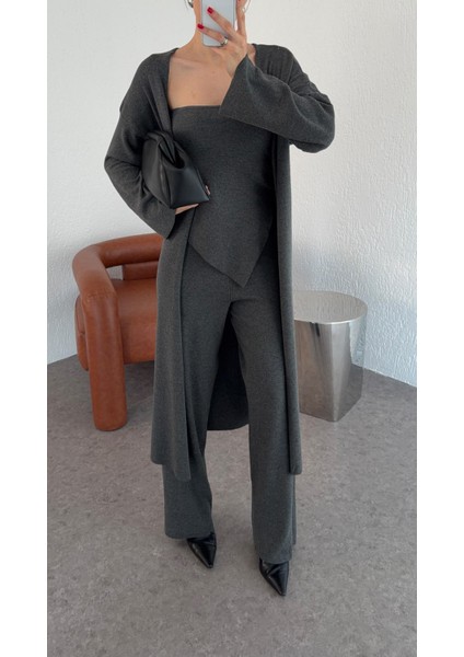 3'lü Antrasit Takım modelleri