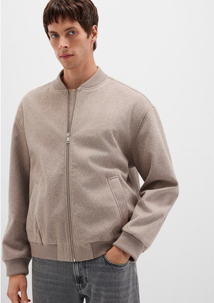 Bej Bomber Ceket 0110660-80084 fiyatları