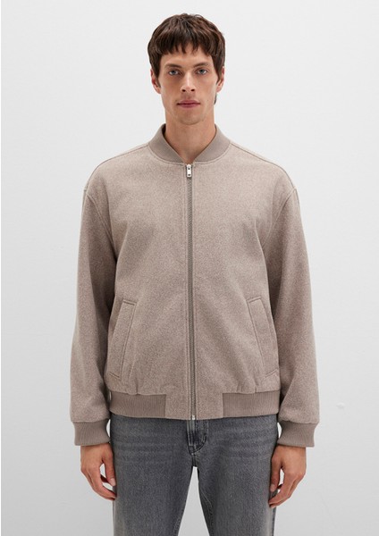 Bej Bomber Ceket 0110660-80084 fırsatları