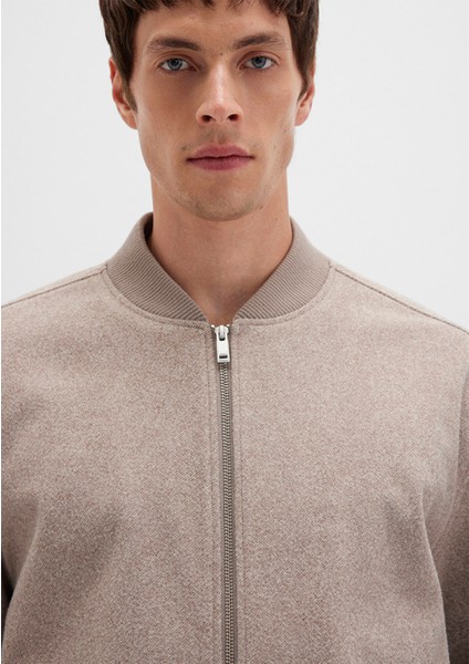 Bej Bomber Ceket 0110660-80084