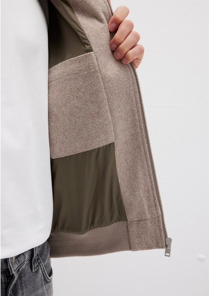 Bej Bomber Ceket 0110660-80084