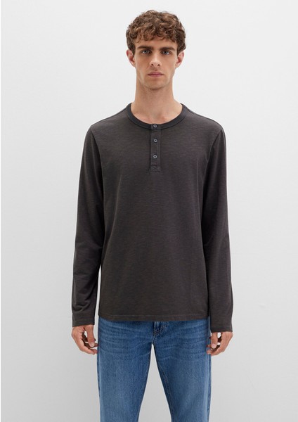 Uzun Kollu Antrasit Tişört 0613117-70092 modelleri