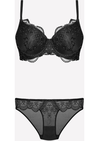 Nurteks 4385 Dantelli Sütyen Takımı