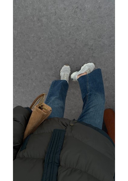 Kruvaze Haki Şişme Mont fırsatları