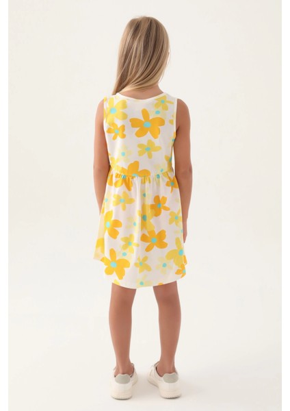 Roly Poly 3393-3 Kız Çocuk Çiçekli Elbise indirimleri