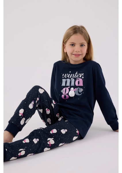 Rolypoly 3712-2 Kız Çocuk Uzun Kol Pijama Takım modelleri