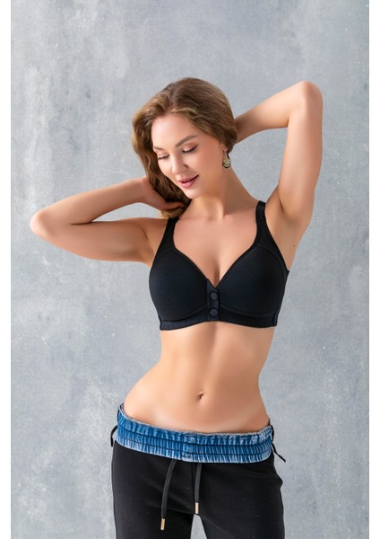 Çıtçıtlı Toparlayıcı Minimizer Sütyen Siyah (MGP11991) fiyatları