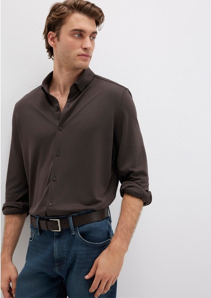 Mavi Black Kahverengi Gömlek 0211908-70219 modelleri