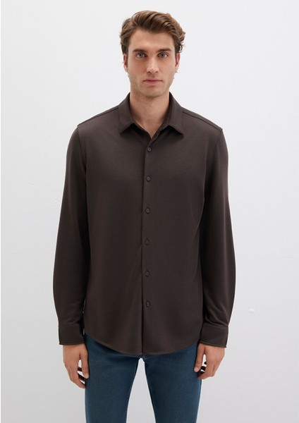 Mavi Black Kahverengi Gömlek 0211908-70219 fırsatları