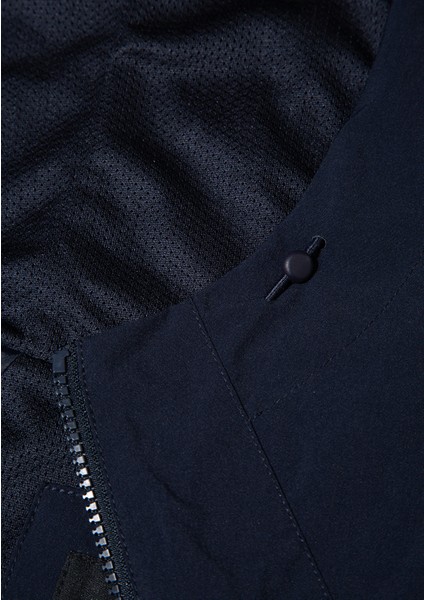 Kapüşonlu Lacivert Spor Ceket 0110728-86623