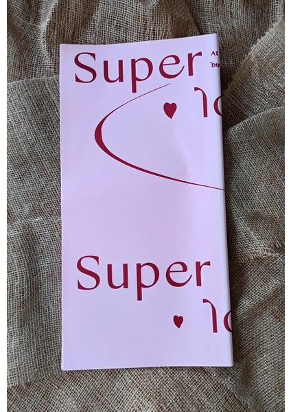 Pembe Çiçek Ambalaj Kağıdı 5’li – “super Love You” Yazılı Romantik Tasarım modelleri