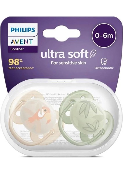 Bfs Philips Avent Ultra Yumuşak Emzik 0-6 Ay Erkek