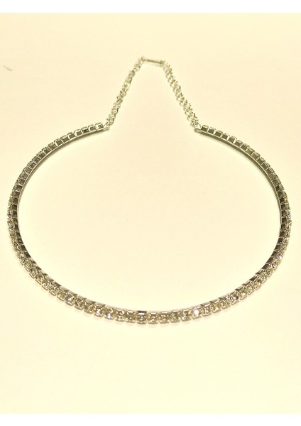 Sıra Taşlı Lüks Boyun Tasma Kolye fiyatları