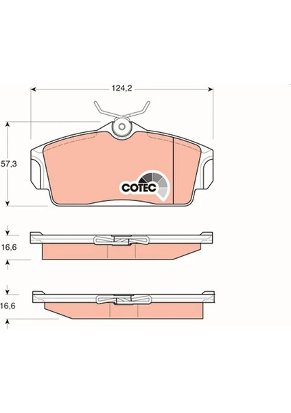 ÖN BALATA PRIMERA P11 1.6 2.0 1996-2012.02 ALMERA 1.5 1.8 20001.5DCİ 2.2DCİ 2003 410602F525 410602F526 WVA23093