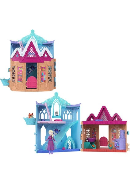 JFG28 Disney Karlar Ülkesi Mini Kulübe Eğlencesi Oyun Seti