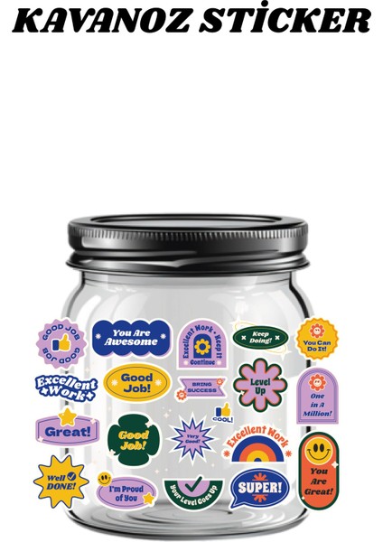 Başlık (Maksimum 100 Karakter) Uv Dtf Kavanoz Sticker Seti | Yüksek Kalite Dekoratif Kavanoz Transfer Baskı Çıkartmaları