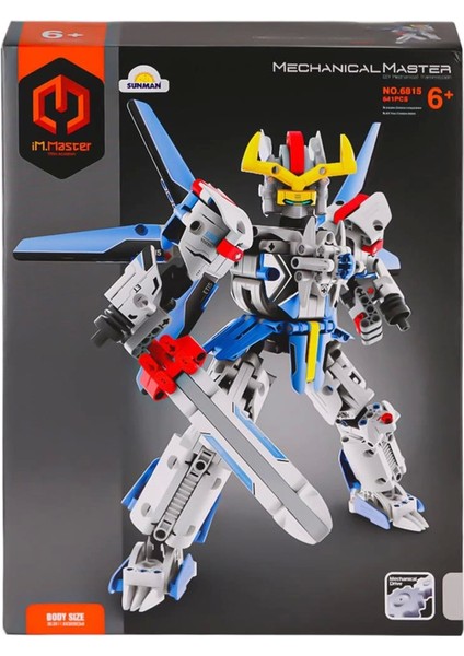 Bfs 6815 Imm Mekanik Master Blokları Robot Asker 641 Parça modelleri
