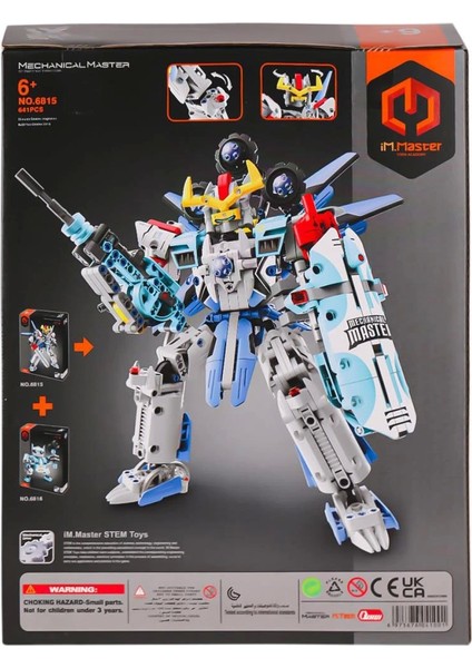 Bfs 6815 Imm Mekanik Master Blokları Robot Asker 641 Parça fırsatları