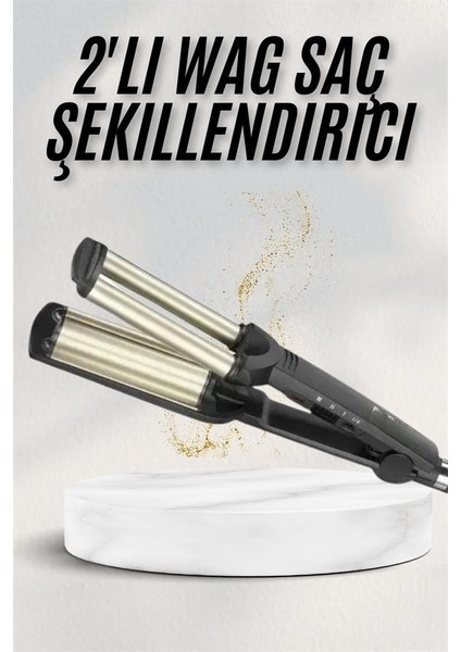 Saç Şekillendirici Wag Maşa Su Dalga Maşası Tüm Saç Tiplerine Uygun fiyatları