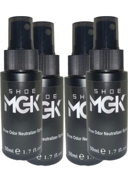 Shoe Mgk 4ADET Kokan Ayaklara ve Ayakkabılara 50 ml Bakıcı Işlevde Sprey