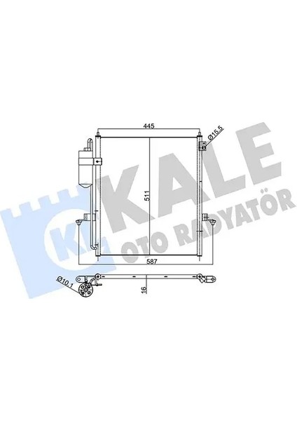 354965 Klima Radyatoru MN123642
